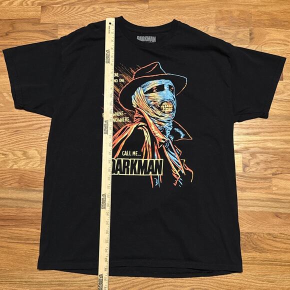 Loot Fright Lootwear Exclusive * Darkman * T-Shirt Size XL Black Halloween - Picture 5 of 8